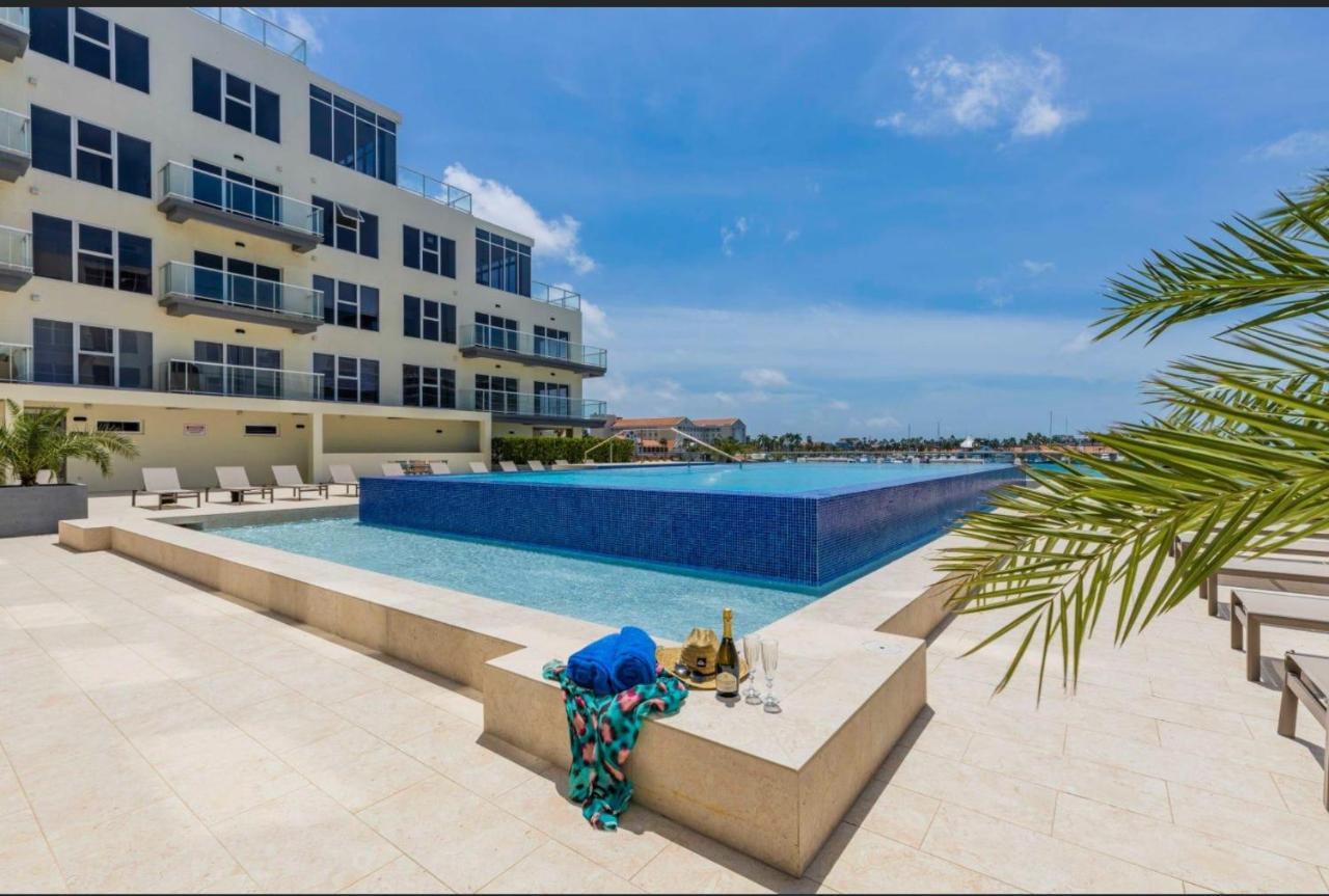 Ocean View Condo Overlooking The Caribbean Sea Oranjestad Bagian luar foto